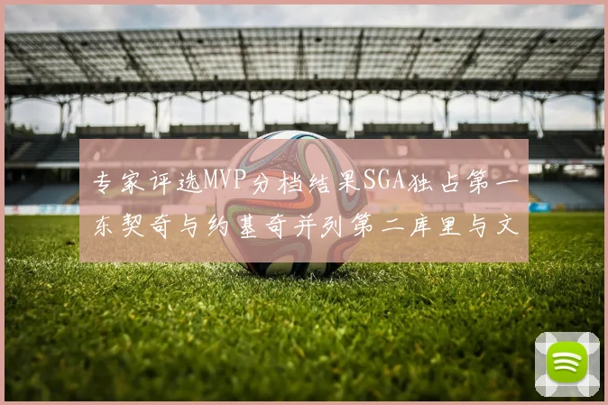 专家评选MVP分档结果SGA独占第一东契奇与约基奇并列第二库里与文班位列第四